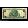 Image 2 : Jenkintown, PA - $5 1902 Plain Back Fr. 609 Citizens NB Ch. # 12530A very scarce bank in well collec