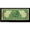 Image 2 : Koppel, PA - $5 1902 Plain Back Fr. 607 The First NB Ch. # 11938The only denomination issued by this