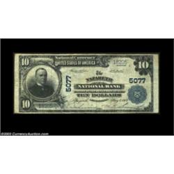 Nazareth, PA - $10 1902 Plain Back Fr. 632 The Nazareth NB Ch. # 5077A seldom seen bank in large siz