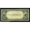 Image 2 : Tionesta, PA - $20 1882 Value Back Fr. 580 The Citizens NB Ch. # 5040This bank issued a scant 130 $2