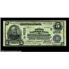 Image 1 : Elizabethton, TN - $5 1902 Plain Back Fr. 600 First NB Ch. # (S)9558A pretty large size note from th
