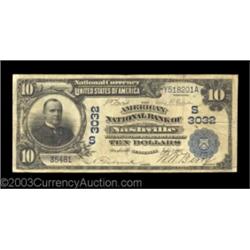 Nashville, TN - $10 1902 Date Back Fr. 616 American NB Ch. # (S)3032A decent looking example from th