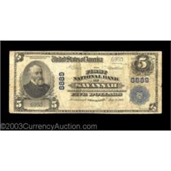 Savannah, TN - $5 1902 Plain Back Fr. 600 First NB Ch. # 8889A decent, problem-free example from thi