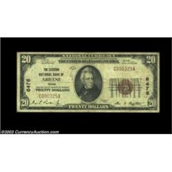 Abilene, TX - $20 1929 Ty. 1 The Citizens NB Ch. # 6476A scarcer family run Abilene bank. Fine, with