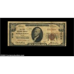 Burkburnett, TX - $10 1929 Ty. 1 The First NB Ch. # 8706A by no means common example from the only r