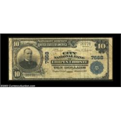 Corpus Christi, TX - $10 1902 Plain Back Fr. 624 The City NB Ch. # 7668Despite its size and importan