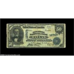 Dallas, TX - $50 1902 Plain Back Fr. 685 Mercantile NB Ch. # 12707A new piece for the high denominat