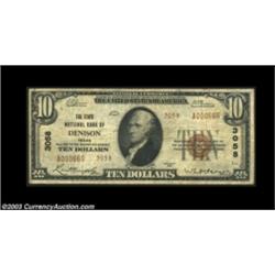 Denison, TX - $10 1929 Ty. 2 The State NB Ch. # 3058First small note we've had to offer from this ba