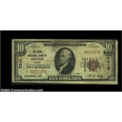 Devine, TX - $10 1929 Ty. 1 The Adams NB Ch. # 7212Only bank to issue in this small Medina County co