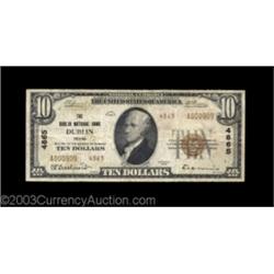 Dublin, TX - $10 1929 Ty. 2 The Dublin NB Ch. # 4865A very scarce small note form the sole bank here