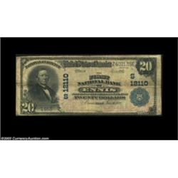 Ennis, TX - $20 1902 Plain Back Fr. 660 The First NB Ch. # (S)12110An extremely rare north Texas ban