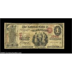 Galveston, TX - $1 Original Fr. 380 The NB of Texas Ch. # 1642This is one of only eleven First Chart