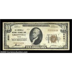 Greenville, TX - $10 1929 Ty. 1 Greenville National Exchange Bank Ch. # 8581An always popular small