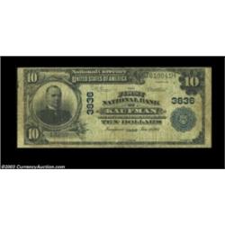 Kaufman, TX - $10 1902 Plain Back Fr. 626 The First NB Ch. # 3836By no means a common bank, with jus