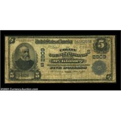 McKinney, TX - $5 1902 Date Back Fr. 590 The Collin County NB Ch. # (S)2909A well circulated but int