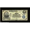 Image 1 : Paris, TX - $5 1902 Date Back Fr. 592 First NB Ch. # 3638Despite some minor fraying at the top and b