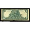Image 2 : Paris, TX - $5 1902 Date Back Fr. 592 First NB Ch. # 3638Despite some minor fraying at the top and b