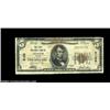 Image 1 : Teague, TX - $5 1929 Ty. 1 The First NB Ch. # 8195A very scarce Freestone County bank from which we'