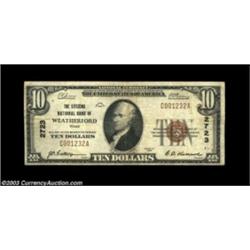 Weatherford, TX - $10 1929 Ty. 1 Citizens NB Ch. # 2723A problem-free small size example from this s