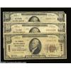 Image 1 : Texas Small Size Trio.A nice group of three slightly scarcer small size notes from Texas.Brenham, TX