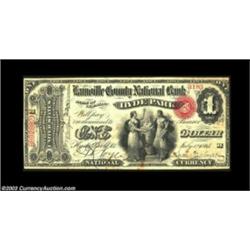 Hyde Park, VT - $1 Original Fr. 380 The Lamoille County NB Ch. # 1163A rare First Charter ace from t