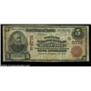 Image 1 : Hampton, VA - $5 1902 Red Seal Fr. 587 The Merchants NB Ch. # (S)6778A rare Virginia Red Seal, with