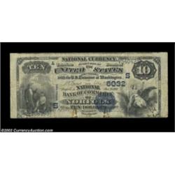 Norfolk, VA - $10 1882 Value Back Fr. 577 NB of Commerce Ch. # (S)6032A scarce Virginia type, even w