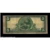 Image 2 : Kelso, WA - $5 1902 Plain Back Fr. 600 The First NB Ch. # 8639A scarce note from the sole bank to is
