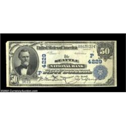 Seattle, WA - $50 1902 Date Back Fr. 670 The Seattle NB Ch. # (P)4229An attractive high denomination