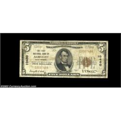 Albright, WV - $5 1929 Ty. 1 First NB Ch. # 10480A little brighter from the back than from the front