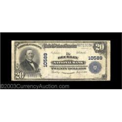 Beckley, WV - $20 1902 Plain Back Fr. 657 Beckley NB Ch. # 10589An absoultely natural Fine-Very Fine