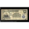 Image 1 : Bluefield, WV - $10 1902 Plain Back Fr. 624 Flat Top NB Ch. # 6674A pleasing Fine example from this
