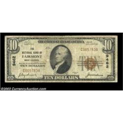 The Fairmont HoardFairmont, WV - $10 1929 Ty. 1 The NB Ch. # 9462 FineFairmont, WV - $20 1929 Ty. 1