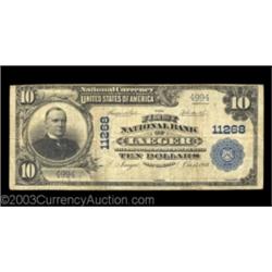 Iaeger, WV - $10 1902 Plain Back Fr. 632 The First NB Ch. # 11268A very rare note from a bank with a