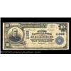 Image 1 : Iaeger, WV - $10 1902 Plain Back Fr. 632 The First NB Ch. # 11268A very rare note from a bank with a
