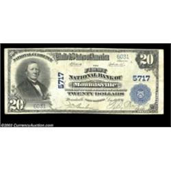 Moundsville, WV - $20 1902 Plain Back Fr. 659 The First NB Ch. # 5717This Marshall County institutio
