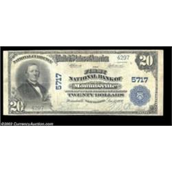Moundsville, WV - $20 1902 Plain Back Fr. 659 The First NB Ch. # 5717A second example of the same Fr