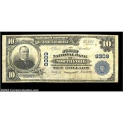 Northfork, WV - $10 1902 Plain Back Fr. 626 The First NB Ch. # 8309A bank which issued under two tit