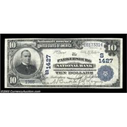 Parkersburg, WV - $10 1902 Date Back Fr. 616 The Parkersburg NB Ch. # (S)1427While this Wood County