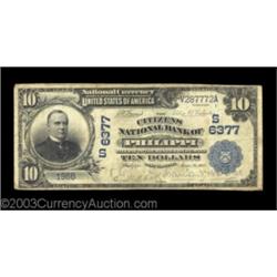 Philippi, WV - $10 1902 Date Back Fr. 616 The Citizens NB Ch. # 6377This Barbour County locale had t