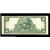 Image 2 : Piedmont, WV - $5 1902 Plain Back Fr. 600 The First NB Ch. # 3629This Mineral County bank was one of