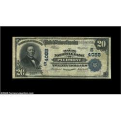 Piedmont, WV - $20 1902 Date Back Fr. 644 The Davis NB Ch. # (S)4088A scarce Piedmont bank with just