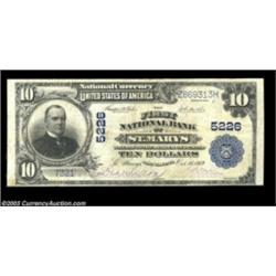 Saint Marys, WV - $10 1902 Plain Back Fr. 632 The First NB Ch. # 5226A nice Very Fine with considera