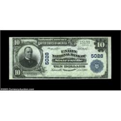 Sistersville, WV - $10 1902 Plain Back Fr. 632 The Union NB Ch. # 5028A press fresh example bearing