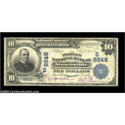 Sistersville, WV - $10 1902 Plain Back Fr. 624 The Peoples NB Ch. # 6548A Fine note from the last to