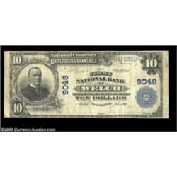 Welch, WV - $10 1902 Plain Back Fr. 626 The First NB Ch. # 9048This McDowell County institution had