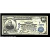 Image 1 : Wheeling, WV - $10 1902 Plain Back Fr. 624 The NB of West Virginia   Ch. # (S)1424This Very Fine exa