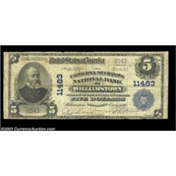 Williamstown, WV - $5 1902 Plain Back Fr. 606 The Farmers & Mechanics NB Ch. # 11483Organized in 191