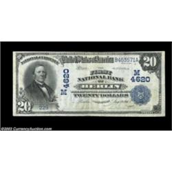Berlin, WI - $20 1902 Date Back Fr. 646 The First NB Ch. # (M)4620A bit higher grade than the $10 Da