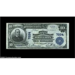 Brillion, WI - $10 1902 Plain Back Fr. 624 The First NB Ch. # 7224As nice a large note from this sca